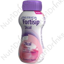Fortisip 2.0 kcal Strawberry Milkshake (8 x 200ml) - EXP 06/03/2024 - SPECIAL OFFER