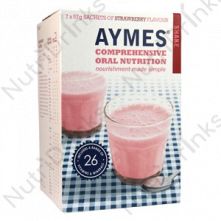 Aymes Shake Strawberry  Powder (4 x 38g Sachets)