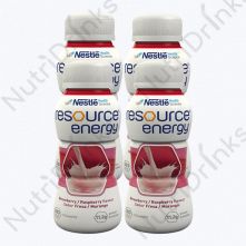 Nestle Resource Energy Strawberry/Raspberry  ( 4 x 200ml)