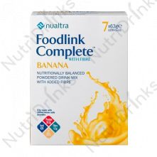 Nualtra Foodlink Complete Powder Banana With FIBRE (7 x 63g)