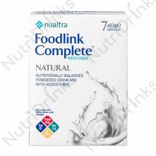Nualtra Foodlink Complete Powder Natural With FIBRE (7 x 63g)
