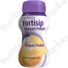 Fortisip Compact Protein Hot Tropical Ginger ( 4 x 125ml)