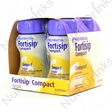 Fortisip Compact Banana (4 x 125ml) – SINGLE BOTTLES -EXP - 01/04/2024 - SPECIAL OFFER