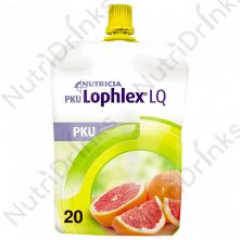 PKU Lophlex LQ20 Juicy Citrus Pouch (30 x 125ml) (3 DAY DELIVERY)