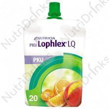 PKU Lophlex LQ20 Juicy Tropical Pouch (30 x 125ml) (3 DAY DELIVERY)