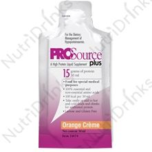 ProSource Plus Orange Crème Flavour (100 x 30ml sachet case)