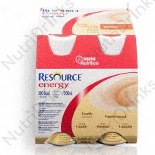 Nestle Resource Energy Vanilla ( 4 x 200ml)