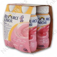 Nestle Resource Junior Strawberry Milkshake (4 x 200ml)