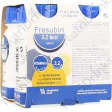 Fresubin 3.2 kcal Mini + Vit D - Vanilla & Caramel ( 4 x 125ml) - NEW