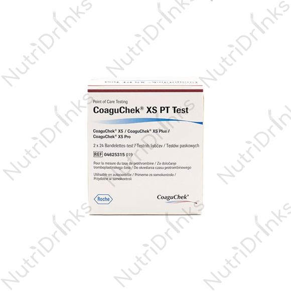 Buy Coaguchek XS PT T/Strips (48) UK 04625315019 online, Nutri Drinks