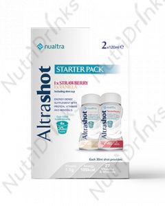 Altrashot Starter Pack Vanilla/Strawberry ( 2 x 120ml + Shot Cup)