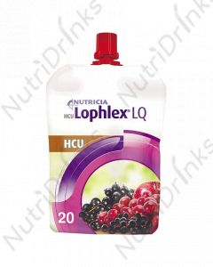 HCU Lophlex LQ 20 Juicy Berry Drink Pouch (30 x 125ml) (3 DAY DELIVERY)