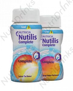 Nutilis Complete Level 3 Lemon Tea (4 x 125ml) (Stage 1)