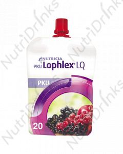 PKU Lophlex LQ20 Juicy Berry Pouch (30 x 125ml) (3 DAY DELIVERY)