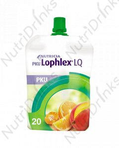 PKU Lophlex LQ20 Juicy Tropical Pouch (30 x 125ml) (3 DAY DELIVERY)