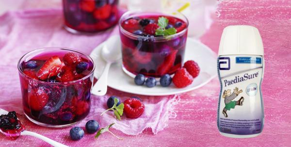 Jolly Giraffe's Jelly (Serves 4) - Paediasure Plus Juce Apple or Very Berry flavours