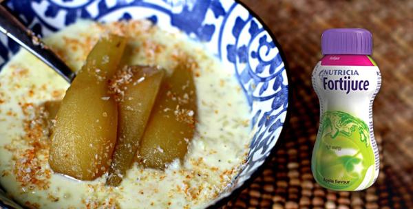 Rice Pudding and Pear Layer Recipe - Fortijuce Apple