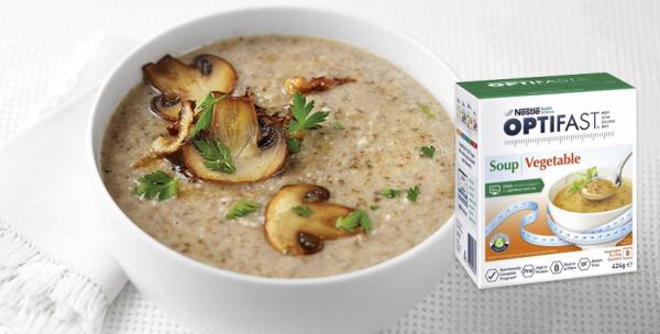 Creamy Mushroom Soup (serves 1) – Optifast Savoury Mushroom