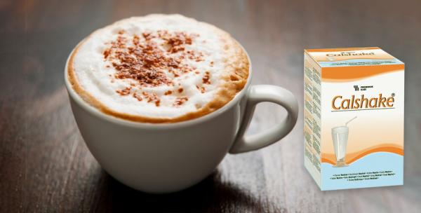 Cappuccino Cup - Calshake & Fresubin Fibre Drink Cappuccino