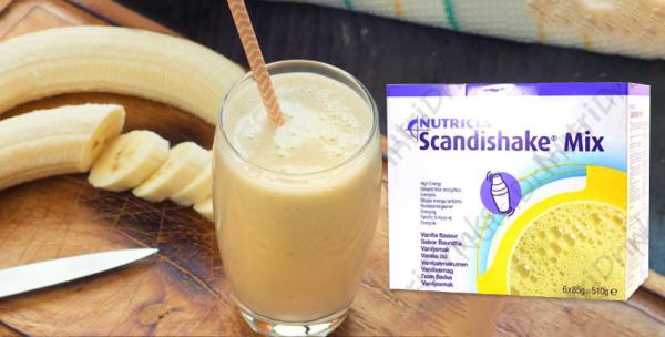 Old Fashioned Banana Smoothie - Scandishake Vanilla