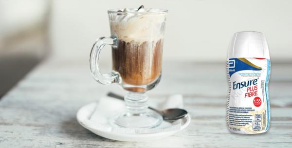 Vanilla Irish Coffee (serves 1) - Ensure Plus Fibre Vanilla