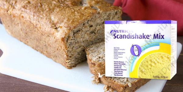 Scandi Lactose-Free Banana-Apple Bread - Scandishake Vanilla