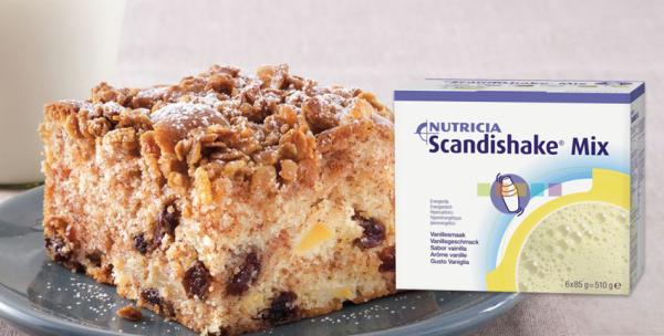 Scandi Lactose-Free Apple Raisin Cake - Scandishake Vanilla