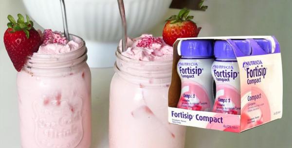 Strawberry Froth Recipe - Fortisip / Fortisip Multi Fibre Strawberry