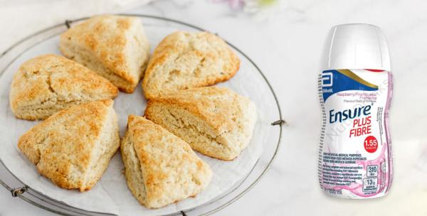 Scones (serves 14) - Ensure Plus Fibre Vanilla