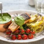 Salmon Fillets with Watercress Sauce Recipe - Fortisip Neutral
