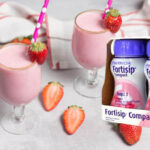 Strawberry Milkshake Recipe - Fortisip / Fortisip Multi Fibre / Fortisip Compact Strawberry