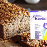 Scandi Lactose-Free Banana-Nut Bread - Scandishake Vanilla